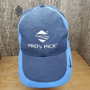 Nike Golf Pro's Pick Blue Baseball Hat Cap Adjustable Strapback One Size